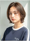 20代人気No.1＊透明感ショートウルフ×オリーブグレージュ