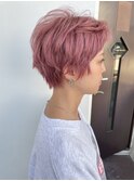 ケアブリーチで作る大人気のピンクベージュヘア