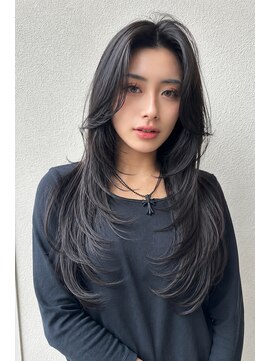 ミンクス渋谷スマートサロン(MINX shibuya smart salon) 春夏トレンドハイレイヤー透明感溢れるグレージュカラー