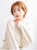 20代30代40代50代髪質改善ミルクブラウンナチュラルショート