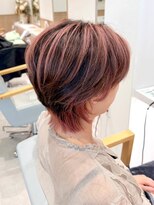 アビエブラン 若江岩田(abije blanc)&nbsp;ピンクレッド×ショートウルフ【若江岩田駅】