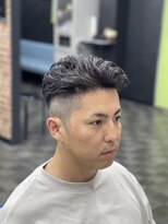 ケースタイル(K-style)&nbsp;ナチュラルパーマ　ツーブロック