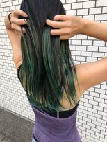 ジャコ ヘアー(jako HAIR) （jako）グラデーションカラー　グリーン