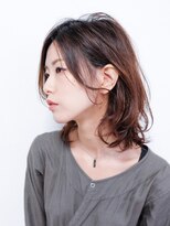 ヘア サロン イエロー(hair salon YELLOW)&nbsp;[YELLOW]のラフなミディアムウルフ