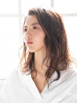 アース 千葉店(HAIR&MAKE EARTH) ナチュラル質感の無造作カールロング