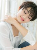 *CUORE我孫子*…くせ毛風ネイビーカラーのマニッシュショートa