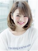 AFLOAT明日香の大人かわいい長めボブ