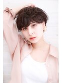 [OCEAN Hair&Life]厚めバング☆ローライト☆フェミニンパーマ☆