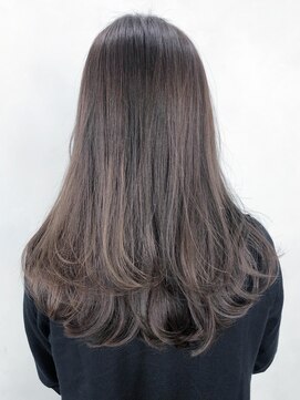 アイティー バイ アルバム 浦和店(IT by ALBUM) グレーアッシュ_フリンジウェーブココアブラウン_ba290611