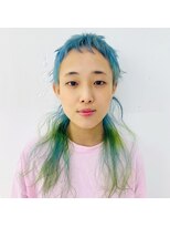 クク(QUQU)&nbsp;水色ベリーショートウルフ