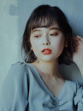 ヘアサロン レア 高崎(Lea) 重め外ハネミディ