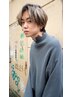 【メンズ限定】PINQデザインカット+（シャンプー&眉カット）￥4400