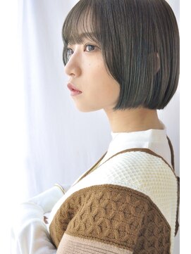 トリッカ 代官山(tricca) 【tricca代官山】丸みのあるミニボブ