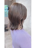 ドゥマン(Demain)&nbsp;小顔似合わせカットくびれヘアアースカラーデザインカラー＊