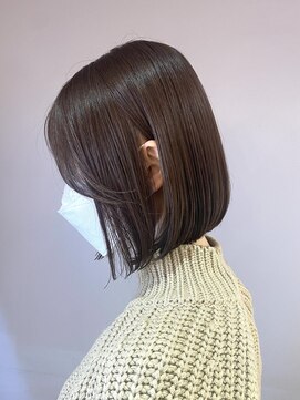 エルモナ(Elmona) 【HARUKA】大人BOB◎ラベンダーブラウン