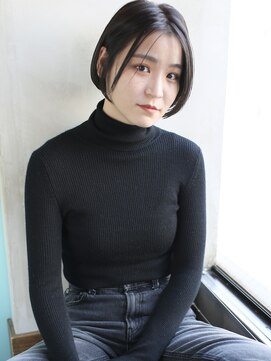 バース(BIRTH) 天神【BIRTH】前髪なしショート×オリーブグレージュ　8