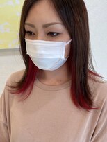 ヘアーサロン ウィッシュ(hair salon Wish)&nbsp;インナーカラーレッド
