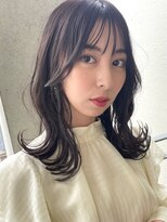 フィーカ(fika) 【fika】透明感カラー×くびれミディアム