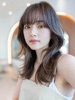 イルハバナ 渋谷(ill HAVANA)&nbsp;韓国風レイヤーくびれレイヤーカット外ハネ透明感カラー小顔前髪