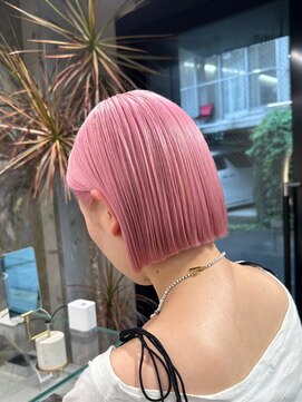 ソル 栄矢場町(SOL) 切りっぱなしボブ/美髪/ピンクブラウン[栄駅/矢場町駅]