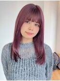 ピンクヘアー秋色ピンクグレープフルーツ_ba493041