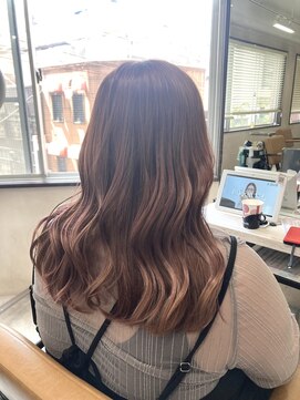 アジールヘア 東上野店(agir hair) ナチュラルブリーチなしピンク【上野】