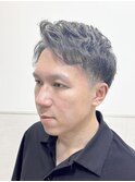 スパイラルパーマ/ツーブロ/刈り上げ/アップバング/ショートヘア