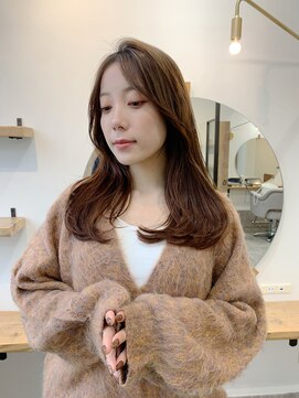 シアアルン 新小岩店(SHEER alun) ミディアムレイヤー/ナチュラルブラウン/SHEERalun新小岩店