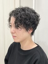 モリオフロムロンドン 松戸店(Morio from London)&nbsp;【松戸 藤原】ハンサムショート 黒髪パーマ