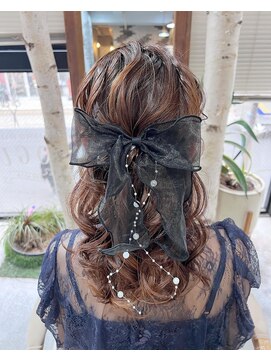 アルモヘアヴォーグ 静岡(ALMO hair VOGUE) 【ALMO】ガーリーハーフアップ
