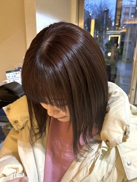 モノリス 武蔵小杉(MONOLITH.) 結べるボブ/ブラウンカラー/暖色カラー/髪質改善トリートメント
