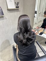 ラック(LUCK)&nbsp;ダークグレージュ/船橋/くすみベージュ/細めハイライト