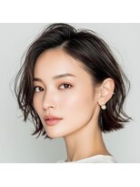 モンド ヘアクリエーション 和田店(monde hair creation)&nbsp;【monde】外ハネボブ×暗髪カラー×美髪