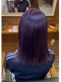 ブリーチカラーパープルカラー