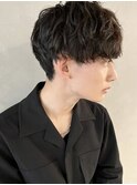 【PARK】メンズミディアムショート×スパイラルパーマ