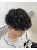 波巻きシャドウパーマ