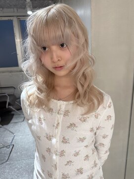 フェブ(fev) 【fev_momo】white beige