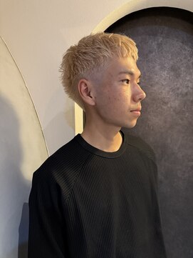 メンズ短髪ハイトーン