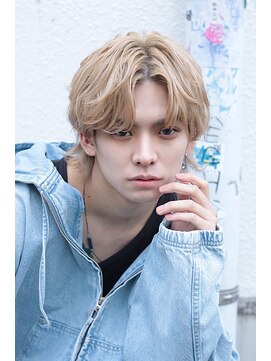 ネクストハラジュク(NEXT HARAJUKU) 【曲がる縮毛矯正】フェザーパーマ サーフカール センターパート