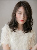 エアウェーブパーマ大人美人かきあげミディアムX上尾30代40代!