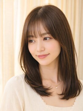 ルシードスタイル アウラ 松戸市五香(LUCIDO STYLE Aura) タイトストレート春カラービターショコラフェミニンカール