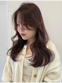 顔周りカット×ゆるふわレイヤー