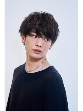 ワンズ リー 上大岡店(One's ly) ニュアンスパーマMEN’S HAIR 波巻きツイストス パイラル