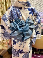 ヘアセットアップス(UP's)&nbsp;『浴衣着付け帯アレンジ＋セット』可愛い(^○^)