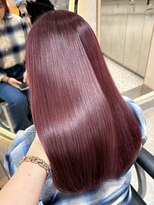 ルームバイシー 新宿(Loom. by Sea)&nbsp;＊シンプルワンカール×ピンクベージュ【新宿/韓国ヘア】