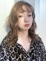 アルバム 銀座(ALBUM GINZA)&nbsp;カジュアルウエーブ_アッシュブラウンネオウルフ_37130