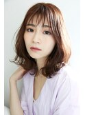 【FIGARO umeda】大人かわいい外ハネミディアムボブ