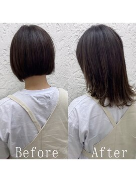 あるじゃんすー 横浜店 ナチュラルブラックウルフ#シールエクステ#小顔#エクステ#横浜