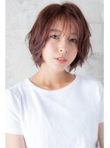 20代30代40代/小顔/大人かわいい/くせ毛風パーマ/エアリーボブ