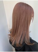 くすみピンクベージュ stylist/miaki